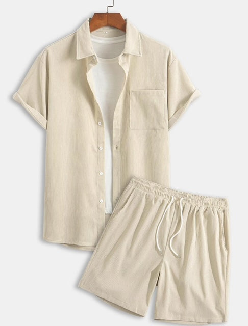 Vivè Crème button-down Set
